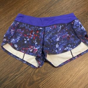 Purple pink and black iviva shorts